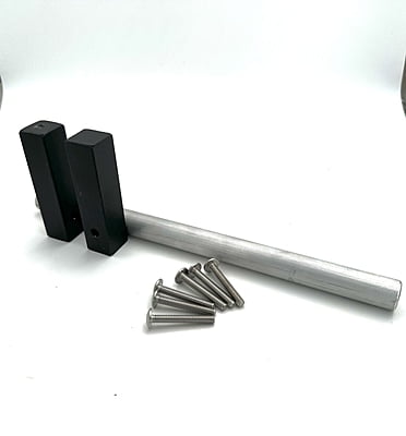 Front Handle Sub-Assembly with Square Blocks and Aluminum Rod